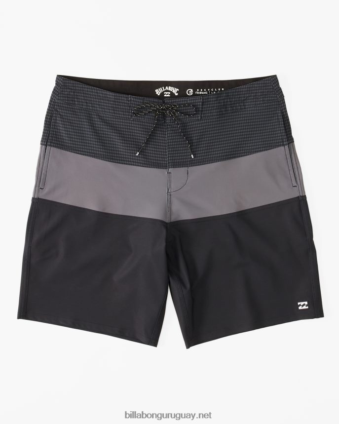 shorts de playa tribong lo tide 19'' hombres sigilo DR684422 Billabong