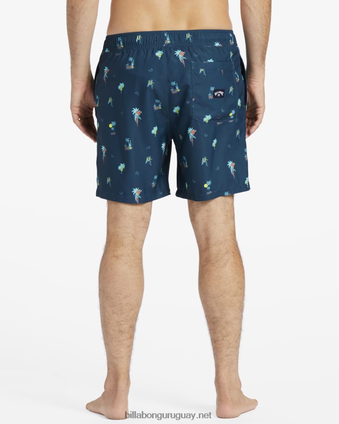 shorts de playa vacay layback 17\'\' hombres Armada DR6844158 Billabong