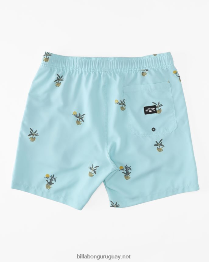 shorts de playa vacay layback 17\'\' hombres azul claro DR6844171 Billabong