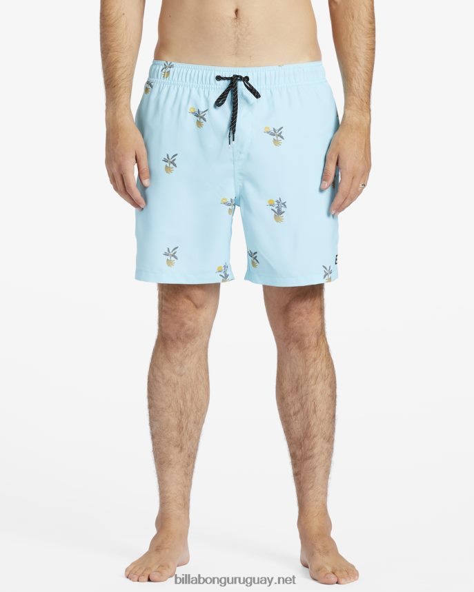 shorts de playa vacay layback 17\'\' hombres azul claro DR6844171 Billabong