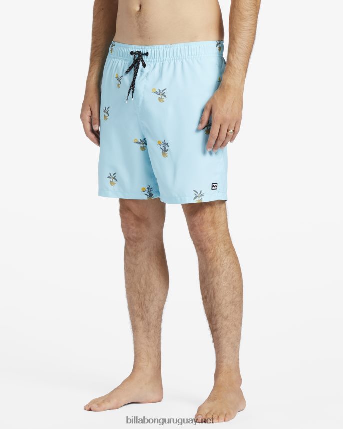 shorts de playa vacay layback 17\'\' hombres azul claro DR6844171 Billabong