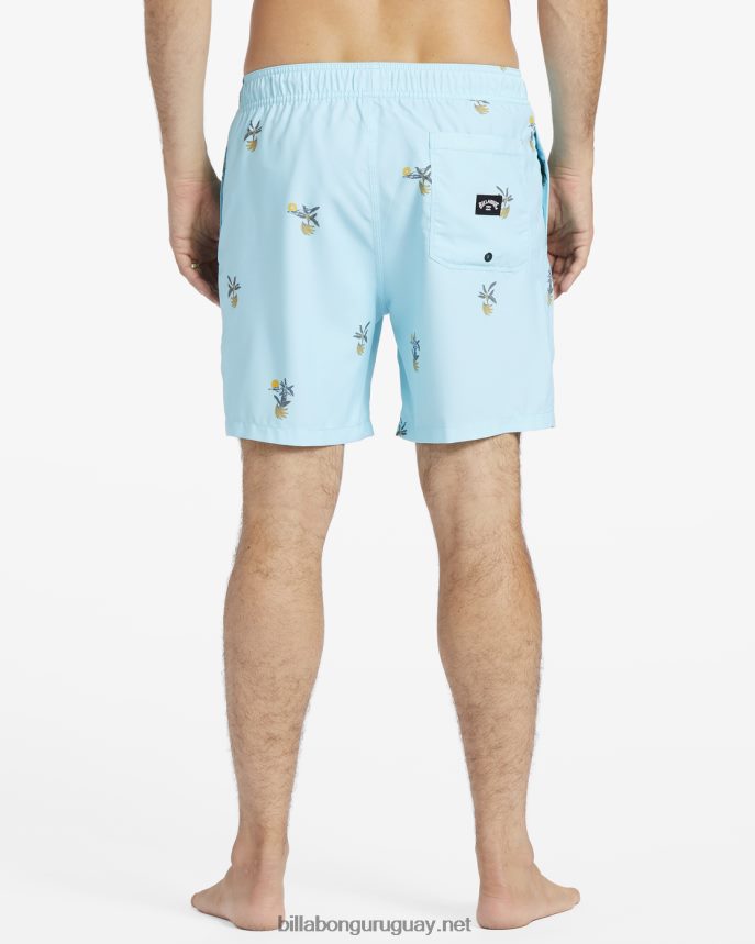 shorts de playa vacay layback 17\'\' hombres azul claro DR6844171 Billabong