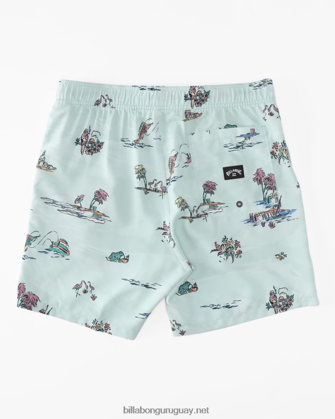 shorts de playa vacay layback 17\'\' hombres costero DR6844155 Billabong