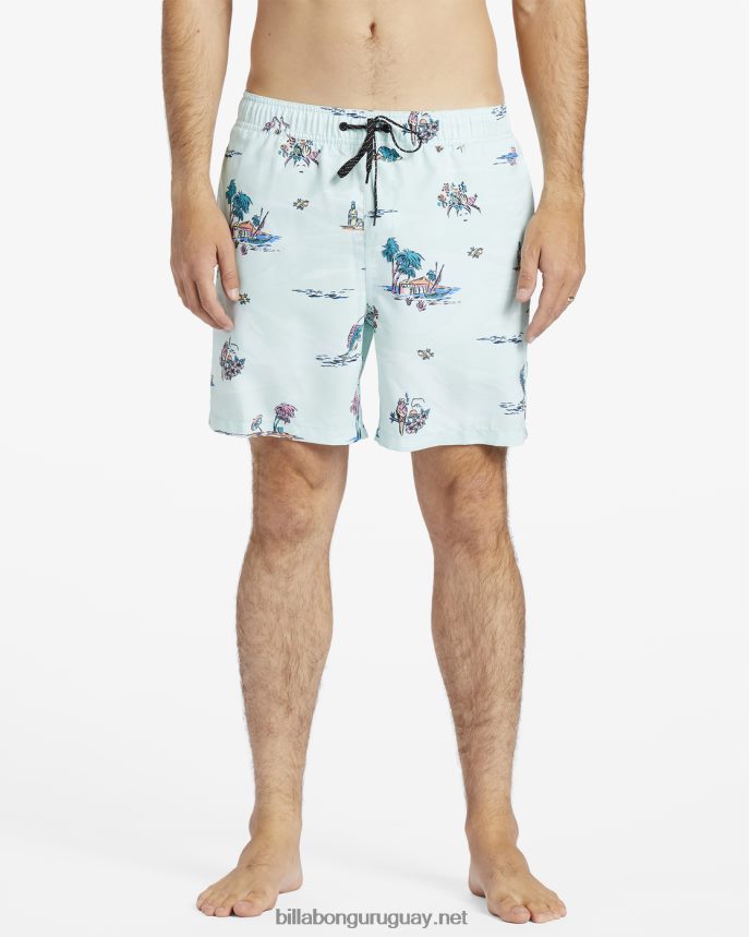shorts de playa vacay layback 17\'\' hombres costero DR6844155 Billabong