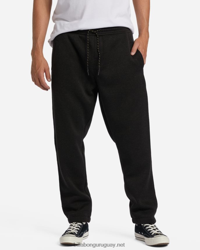pantalones de chándal a/div border hombres brezo negro DR6844512 Billabong