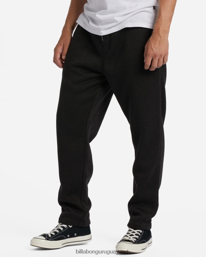 pantalones de chándal a/div border hombres brezo negro DR6844512 Billabong