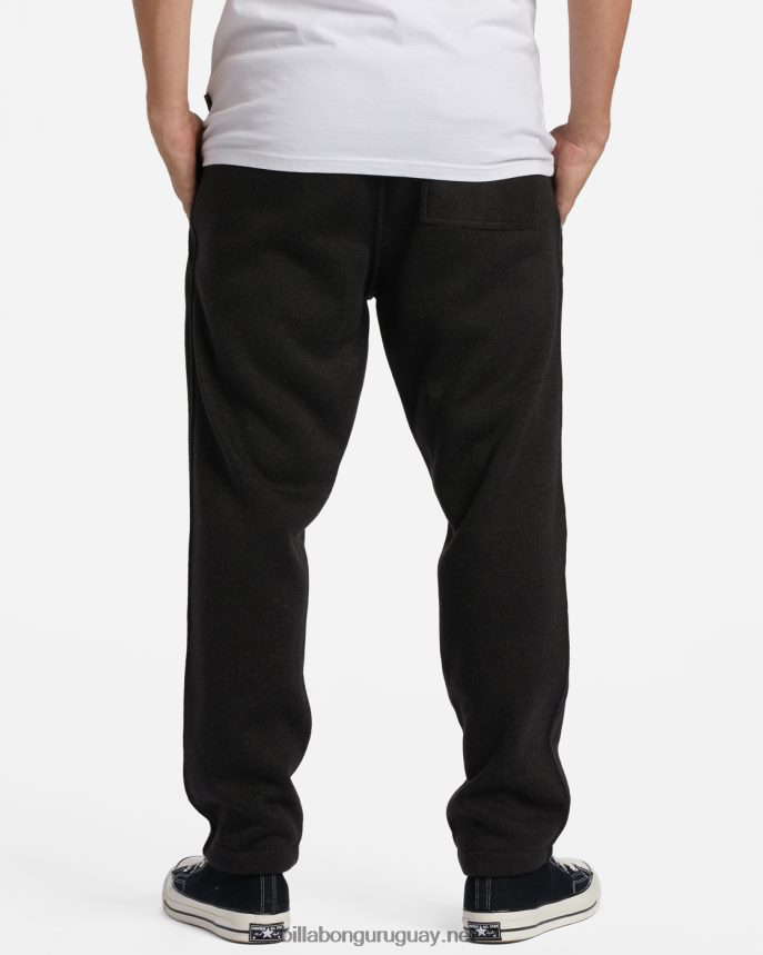 pantalones de chándal a/div border hombres brezo negro DR6844512 Billabong