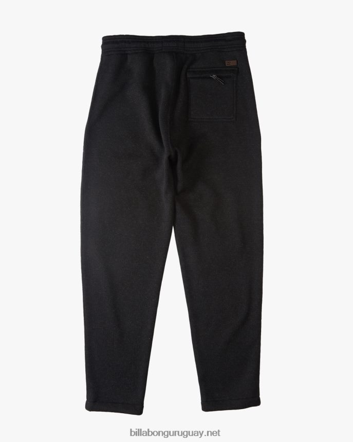 pantalones de chándal a/div border hombres brezo negro DR6844512 Billabong