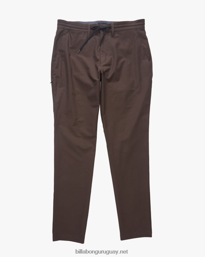 a/div surftrek plus pantalones orgánicos con cintura elástica hombres café DR6844243 Billabong