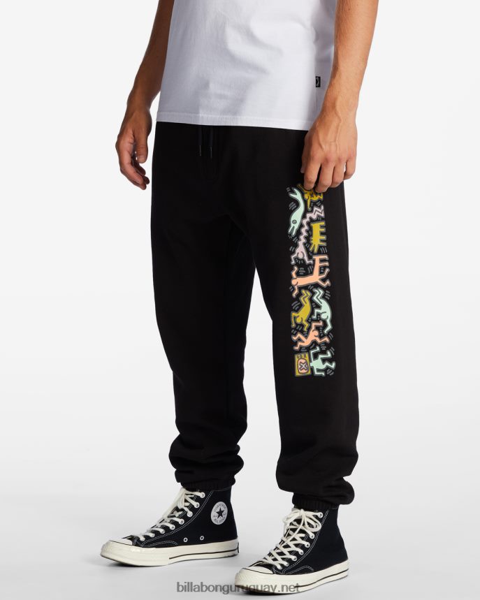 joggers jam de keith haring hombres negro DR6844223 Billabong