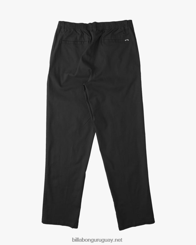 pantalones de cintura elástica larry beach hombres negro DR6844404 Billabong
