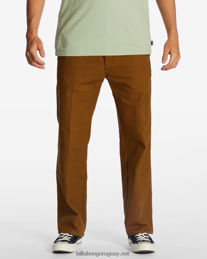 pantalones de trabajo orgánicos a/div kodiak hombres almendra DR6844454 Billabong