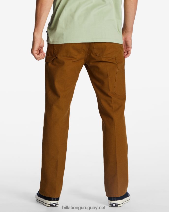 pantalones de trabajo orgánicos a/div kodiak hombres almendra DR6844454 Billabong
