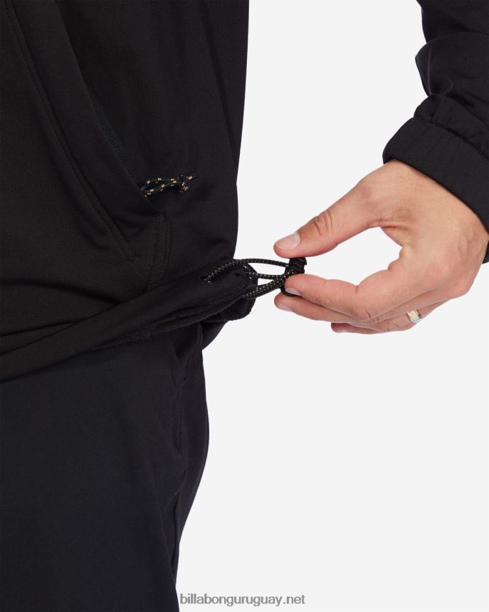 a / div surftrek sudadera con capucha hombres negro DR6844486 Billabong