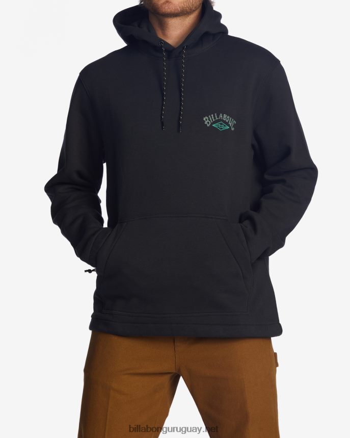 brújula a / div sudadera con capucha hombres negro DR6844490 Billabong