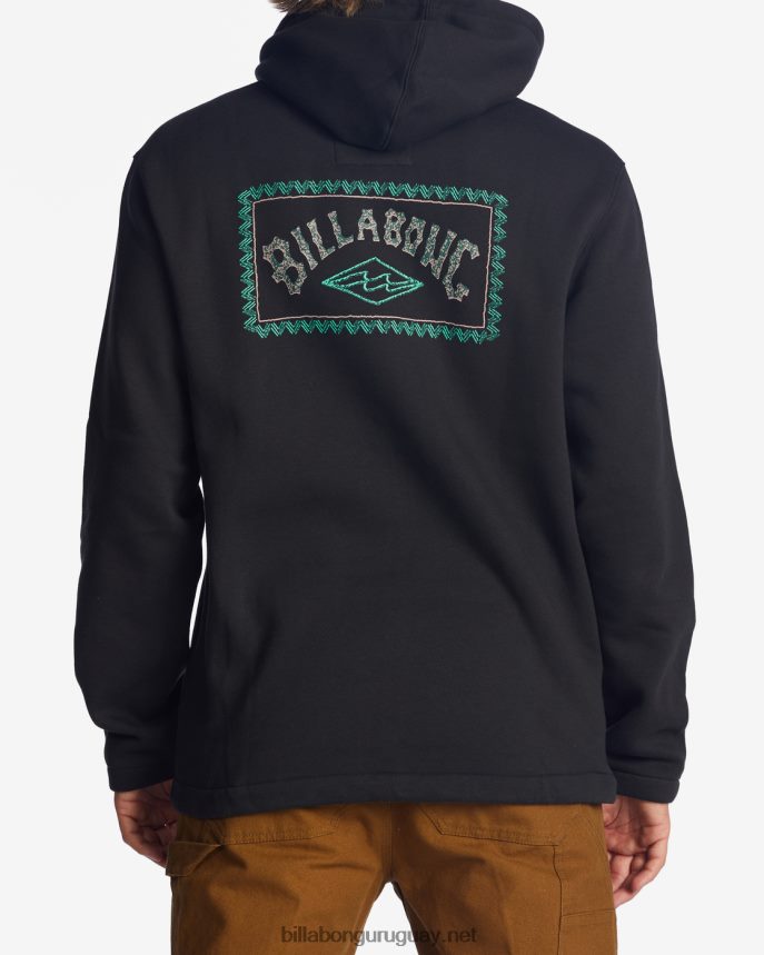 brújula a / div sudadera con capucha hombres negro DR6844490 Billabong