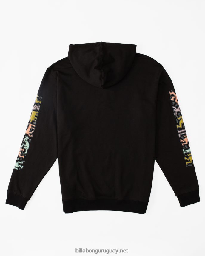 sudadera con capucha de mermelada de keith haring hombres negro DR6844221 Billabong