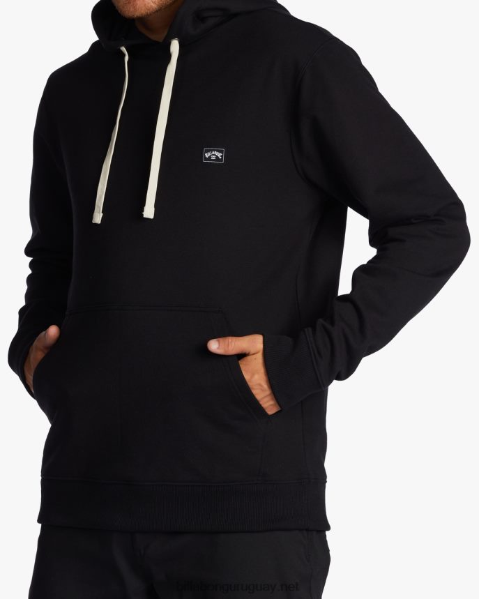 sudadera con capucha orgánica todo el día hombres negro DR6844279 Billabong