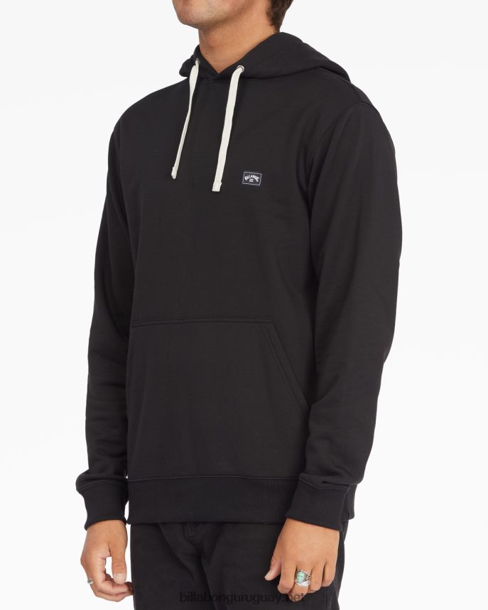 sudadera con capucha orgánica todo el día hombres negro DR6844279 Billabong