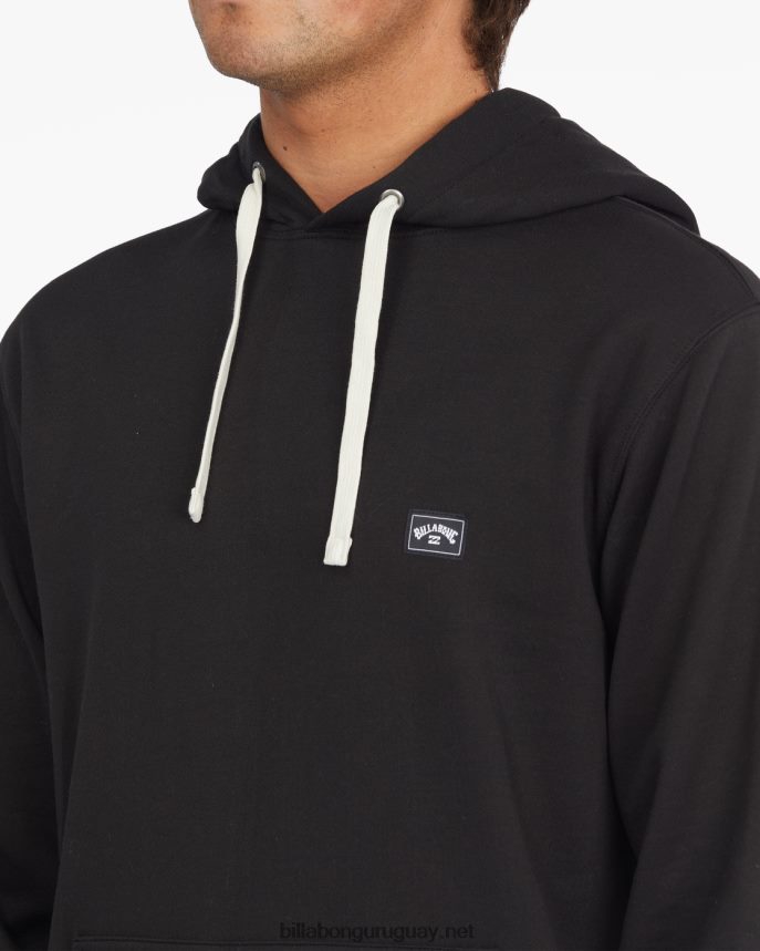 sudadera con capucha orgánica todo el día hombres negro DR6844279 Billabong