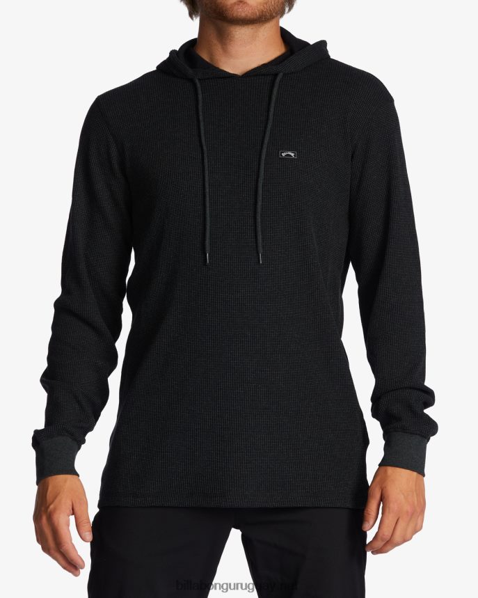 sudadera con capucha térmica keystone pullover hombres negro DR6844508 Billabong