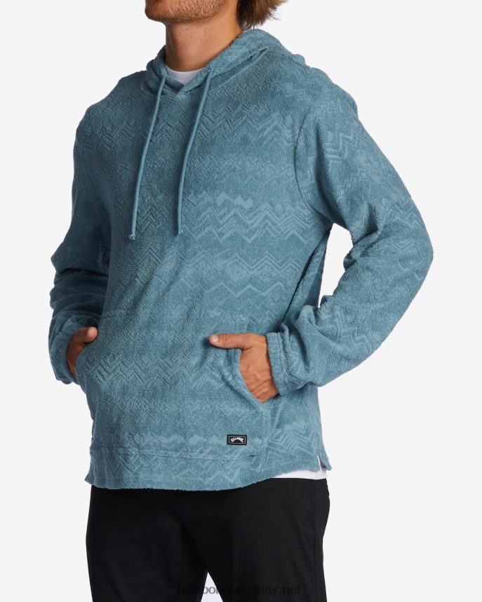 sudadera con capucha y jacquard flecker hombres humo azul DR6844608 Billabong