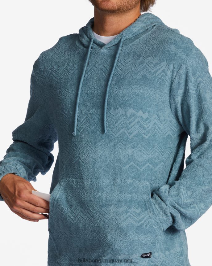 sudadera con capucha y jacquard flecker hombres humo azul DR6844608 Billabong