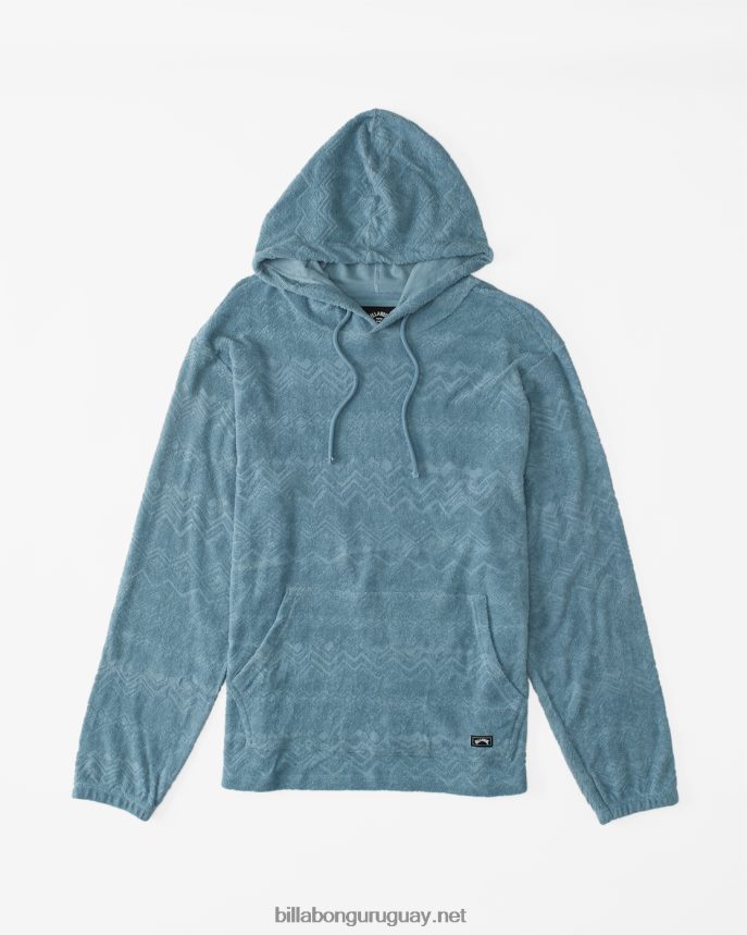 sudadera con capucha y jacquard flecker hombres humo azul DR6844608 Billabong