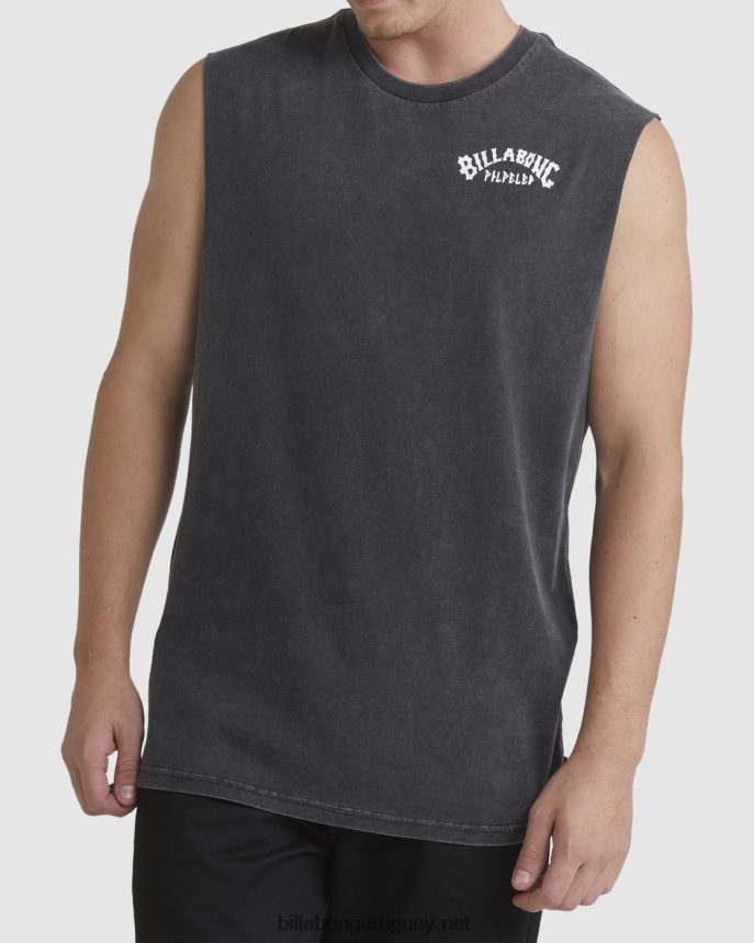 camiseta musculosa cara pilpeled hombres negro DR6844335 Billabong