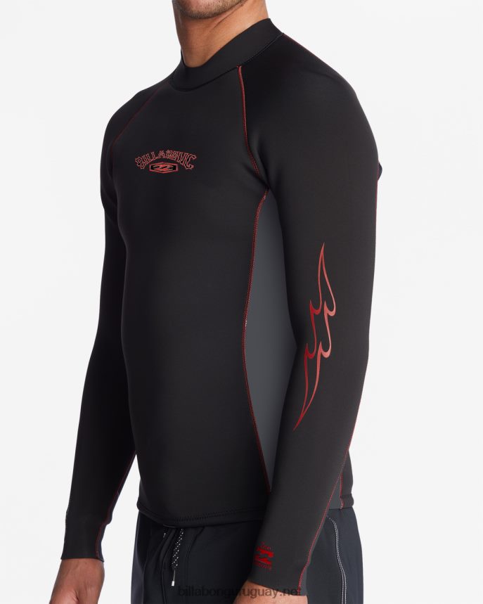 Chaqueta de neopreno absoluta de 1/1 mm hombres Gris oscuro DR6844911 Billabong