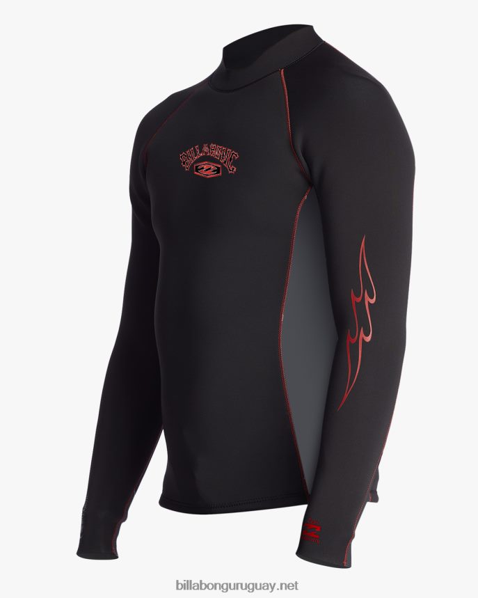 Chaqueta de neopreno absoluta de 1/1 mm hombres Gris oscuro DR6844911 Billabong
