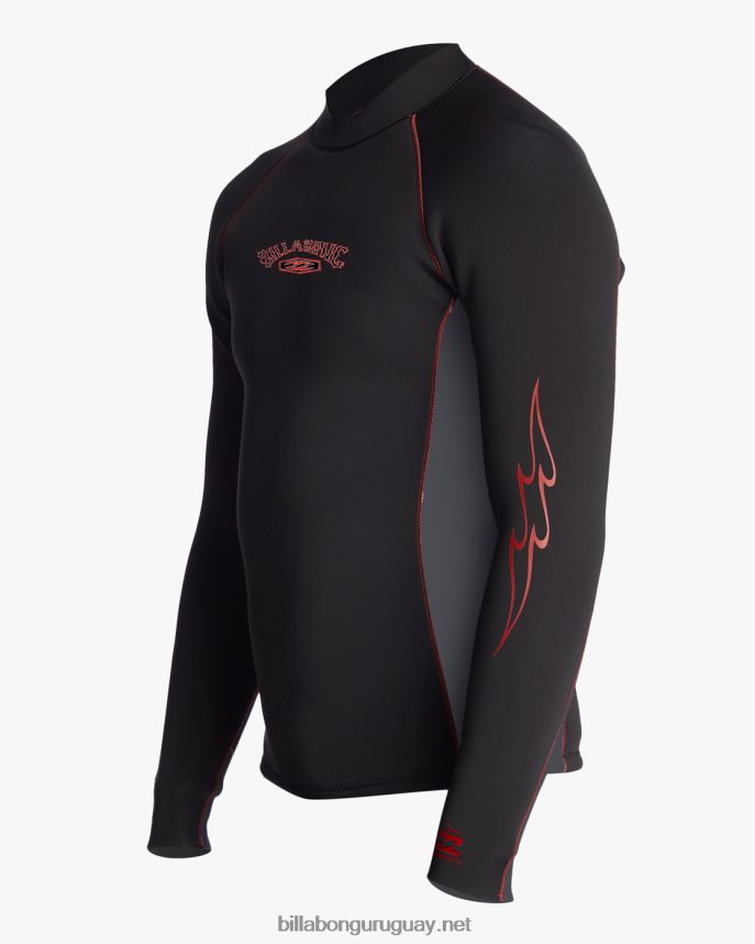 Chaqueta de neopreno absoluta de 1/1 mm hombres Gris oscuro DR6844911 Billabong