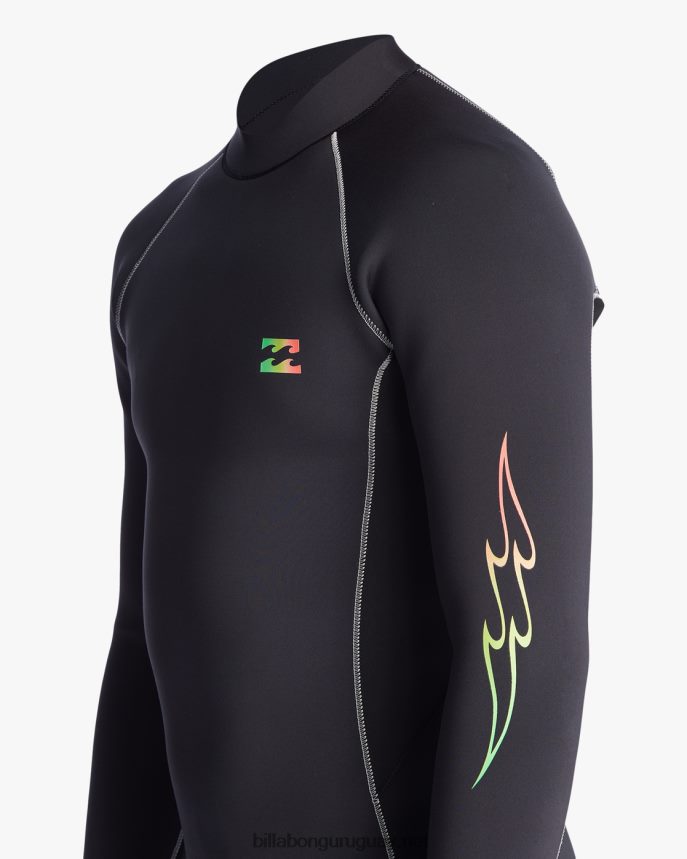 Chaqueta de neopreno de intercambio absoluto de 2 mm hombres desvanecimiento negro DR6844905 Billabong