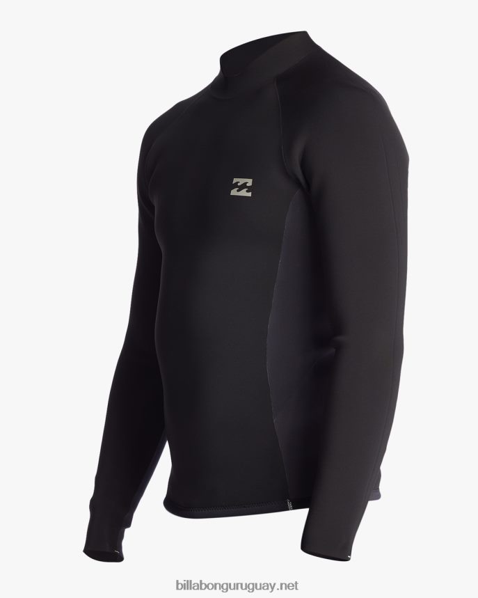 Chaqueta de neopreno de intercambio absoluto de 2 mm hombres desvanecimiento negro DR6844905 Billabong