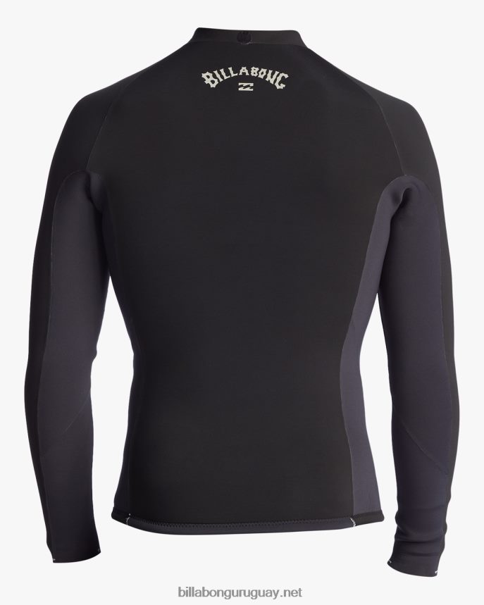 Chaqueta de neopreno de intercambio absoluto de 2 mm hombres desvanecimiento negro DR6844905 Billabong