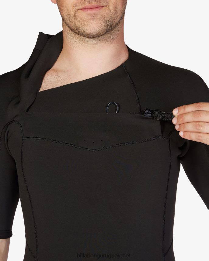 Traje de neopreno completo 2/2 con cremallera absoluta en el pecho hombres negro DR6844887 Billabong