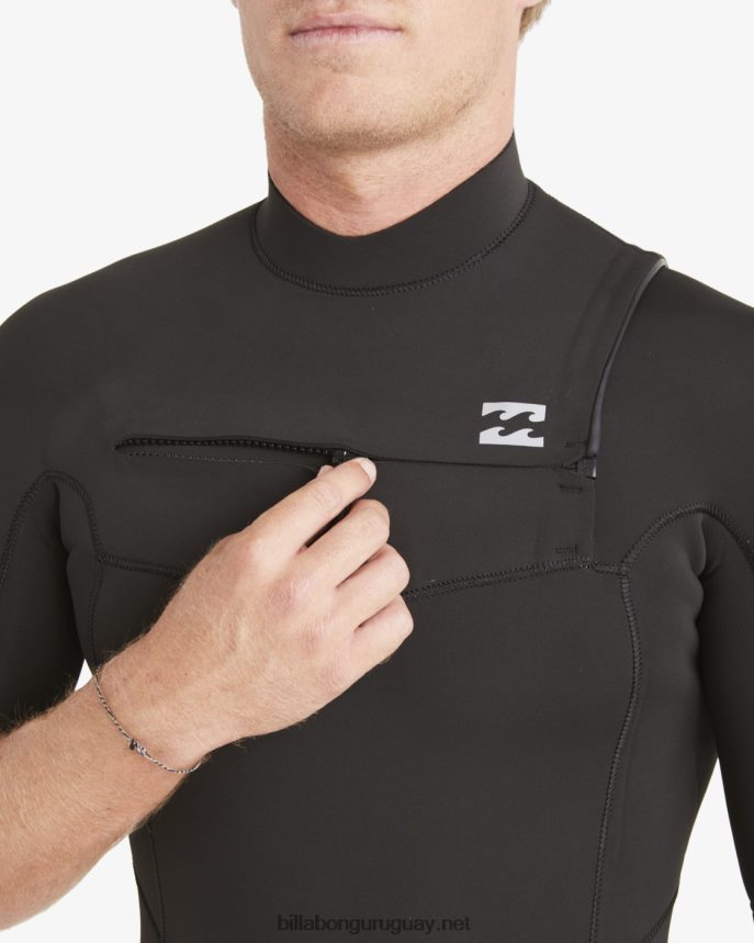 Traje de neopreno completo 2/2 con cremallera absoluta en el pecho hombres negro DR6844887 Billabong