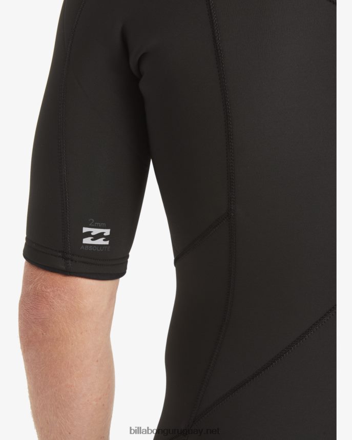 Traje de neopreno completo 2/2 con cremallera absoluta en el pecho hombres negro DR6844887 Billabong