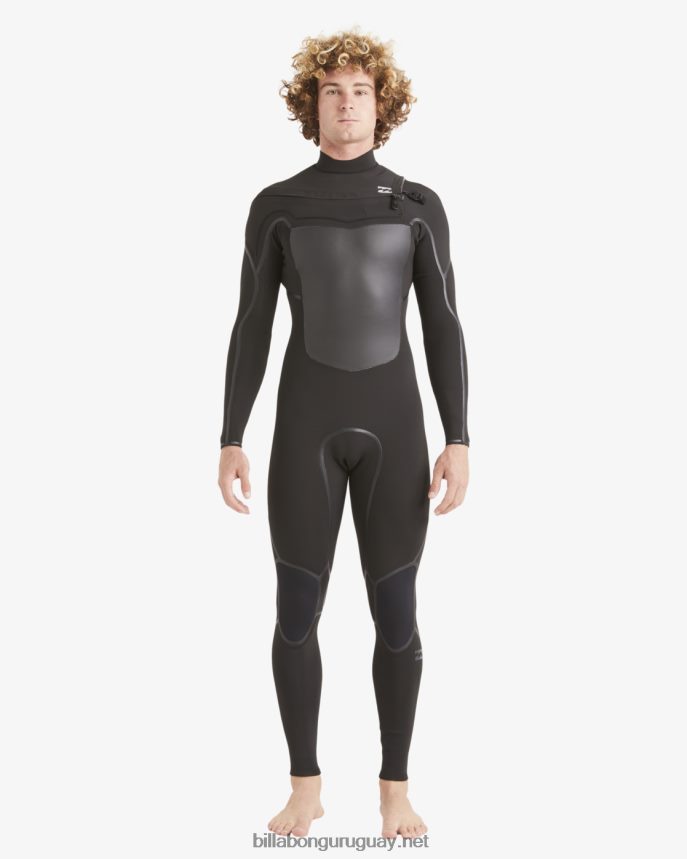Traje de neopreno completo 3/2 absolute plus con cremallera en el pecho hombres negro DR6844883 Billabong