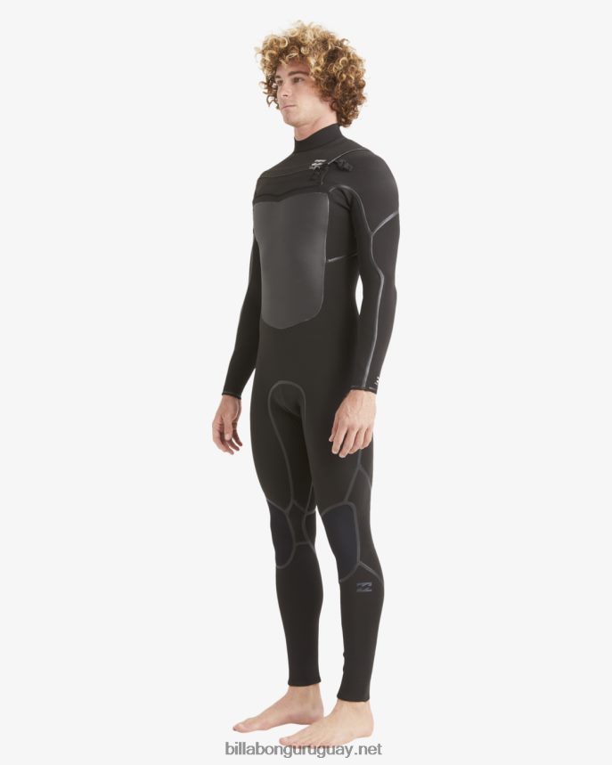 Traje de neopreno completo 3/2 absolute plus con cremallera en el pecho hombres negro DR6844883 Billabong