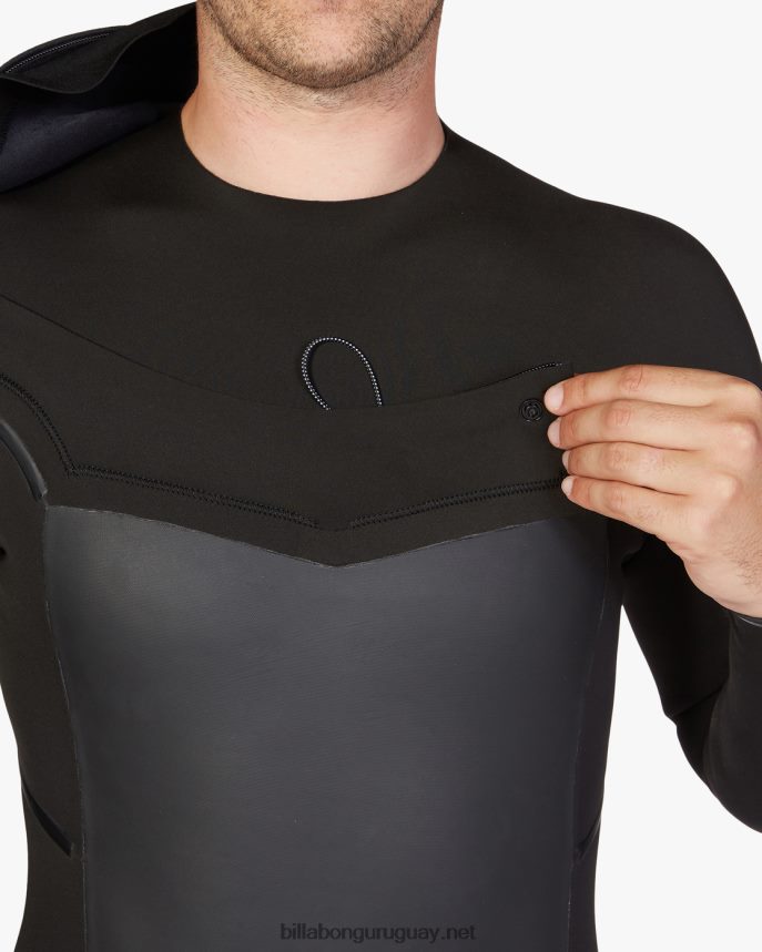Traje de neopreno completo 3/2 absolute plus con cremallera en el pecho hombres negro DR6844883 Billabong