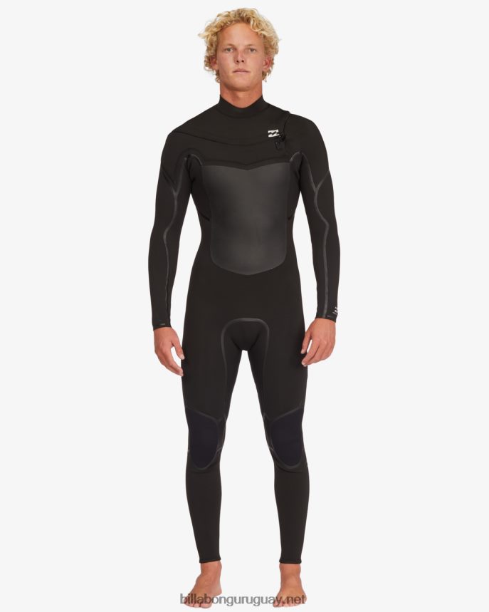 Traje de neopreno completo 3/2 absolute plus con cremallera en el pecho hombres negro DR6844883 Billabong