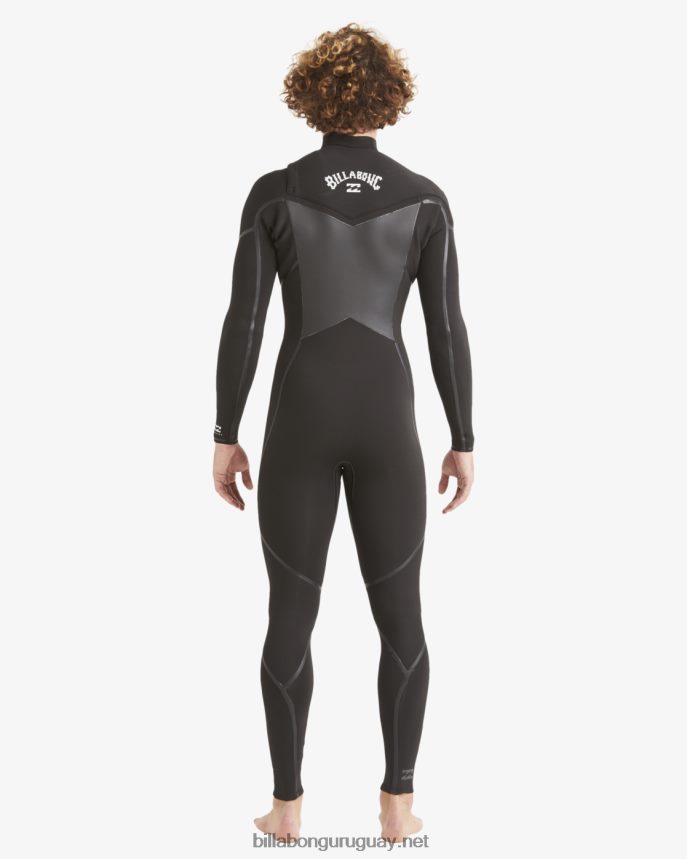 Traje de neopreno completo 3/2 absolute plus con cremallera en el pecho hombres negro DR6844883 Billabong