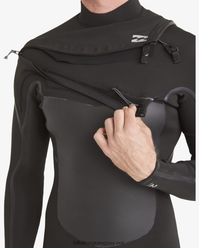 Traje de neopreno completo 3/2 absolute plus con cremallera en el pecho hombres negro DR6844883 Billabong