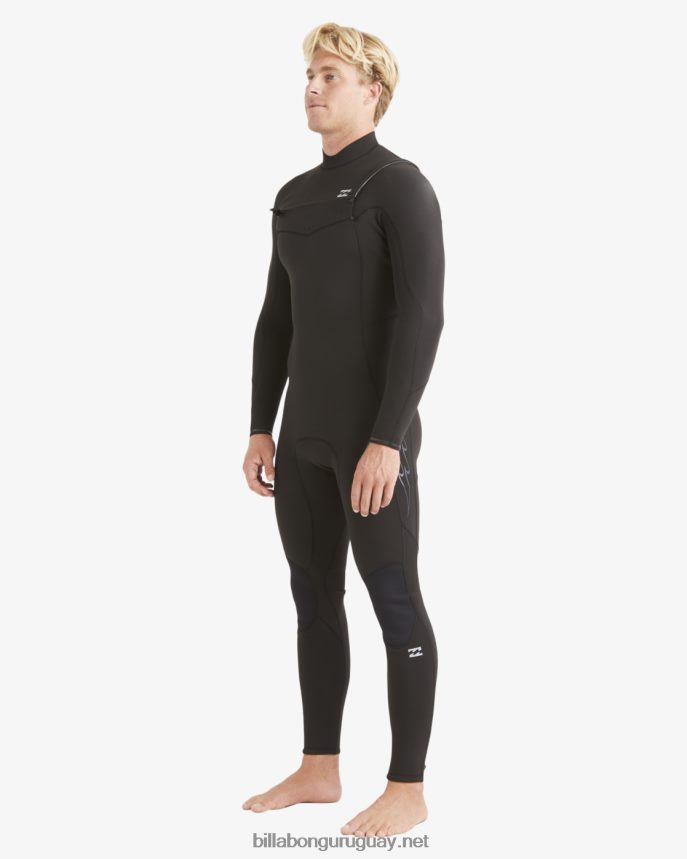 Traje de neopreno completo 3/2 con cremallera absoluta en el pecho hombres negro DR6844884 Billabong