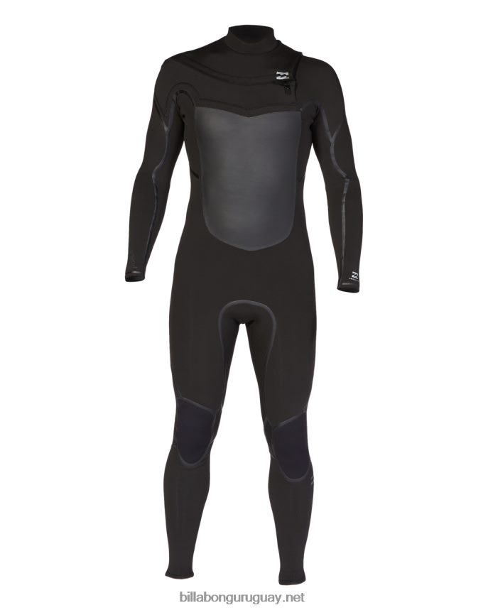 Traje de neopreno completo 4/3 absolute plus con cremallera en el pecho hombres negro DR6844881 Billabong