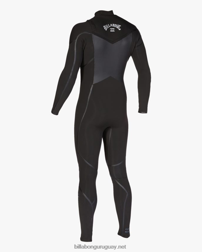 Traje de neopreno completo 4/3 absolute plus con cremallera en el pecho hombres negro DR6844881 Billabong