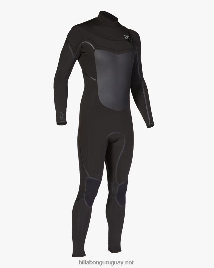 Traje de neopreno completo 4/3 absolute plus con cremallera en el pecho hombres negro DR6844881 Billabong