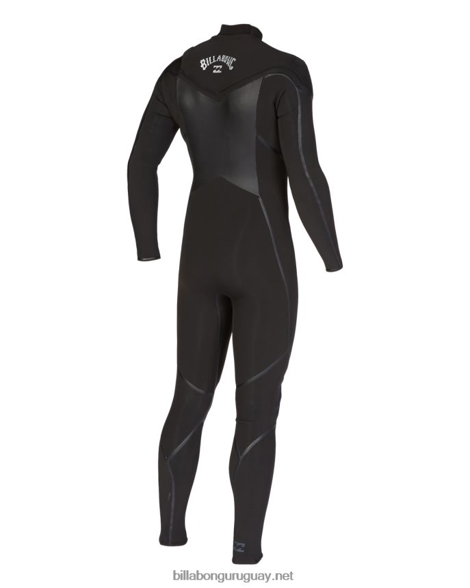 Traje de neopreno completo 4/3 absolute plus con cremallera en el pecho hombres negro DR6844881 Billabong