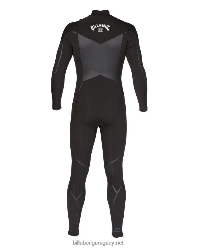 Traje de neopreno completo 4/3 absolute plus con cremallera en el pecho hombres negro DR6844881 Billabong